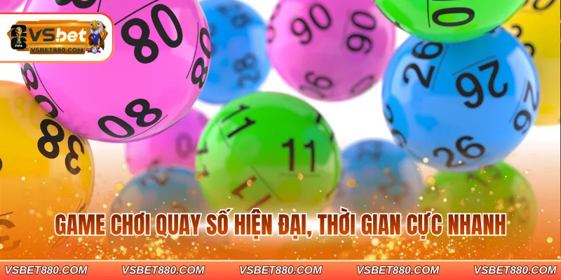 Game chơi quay số hiện đại, thời gian cực nhanh