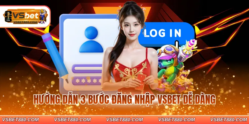 Hướng dẫn 3 bước đăng nhập VSBET dễ dàng